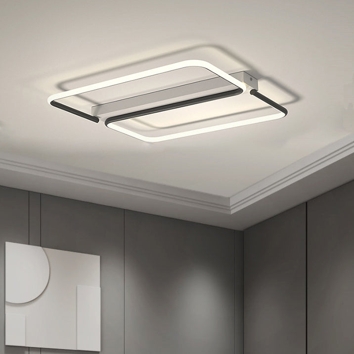 Creative Contemporary Flush Mount Lamp Acrylic Shade LED Lamp for Bedroom
