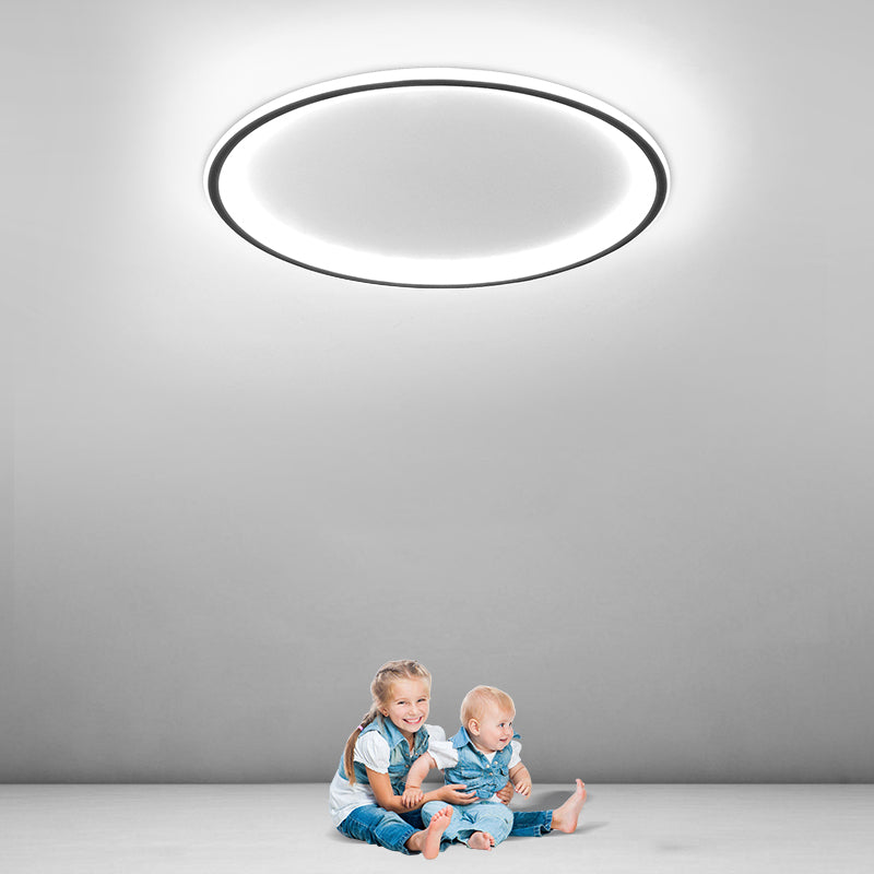 Metal geométrico cerca del accesorio de techo de montaje empotrado LED nórdico con iluminación de techo