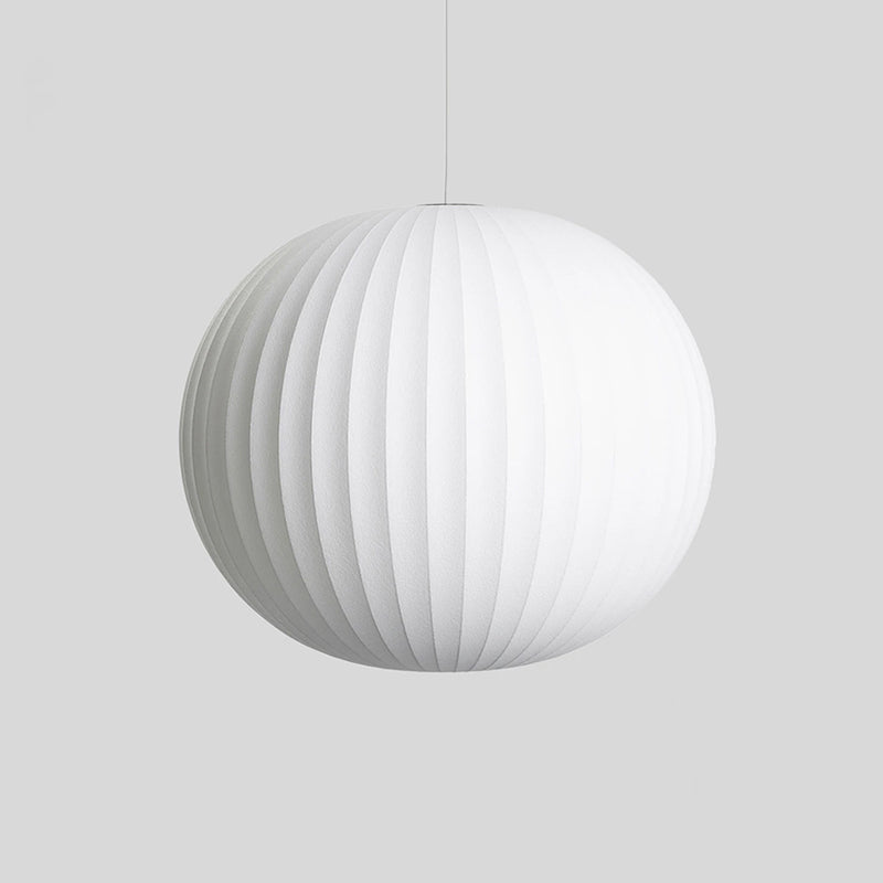 Lampada sospesa lanterna in tessuto MODERNO MODERNA Sospensione bianca Luce a sospensione