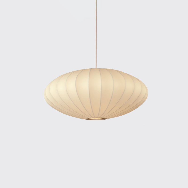 Plafond minimaliste Light Lightern Lantern suspendu avec de l'ombre en tissu