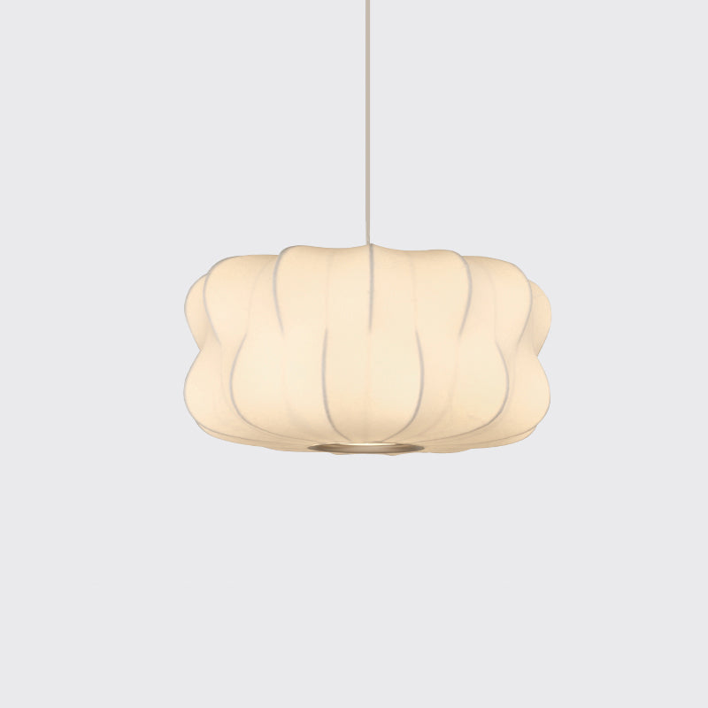 Plafond minimaliste Light Lightern Lantern suspendu avec de l'ombre en tissu