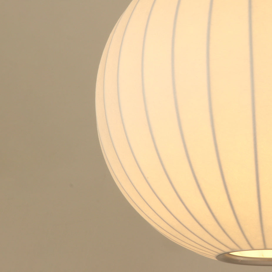 Plafond minimaliste Light Lightern Lantern suspendu avec de l'ombre en tissu