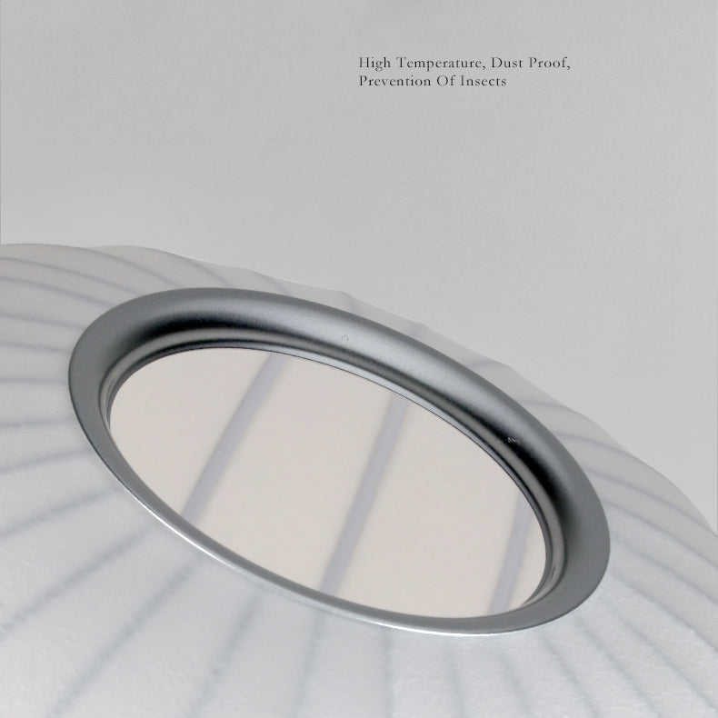 Plafond minimaliste Light Lightern Lantern suspendu avec de l'ombre en tissu