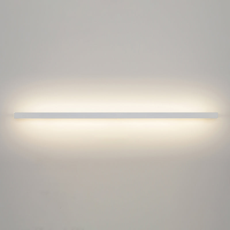 Lampada a monte a parete a parete moderna in stile moderno rettangolo lungo la linea di forma di forma murale per interno