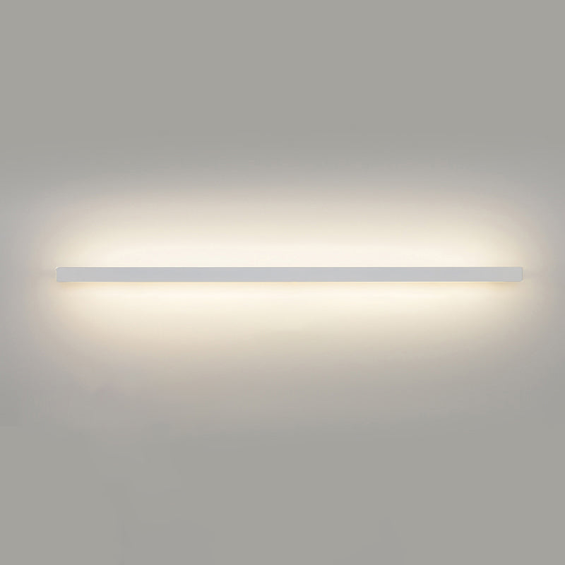 Lampada a monte a parete a parete moderna in stile moderno rettangolo lungo la linea di forma di forma murale per interno