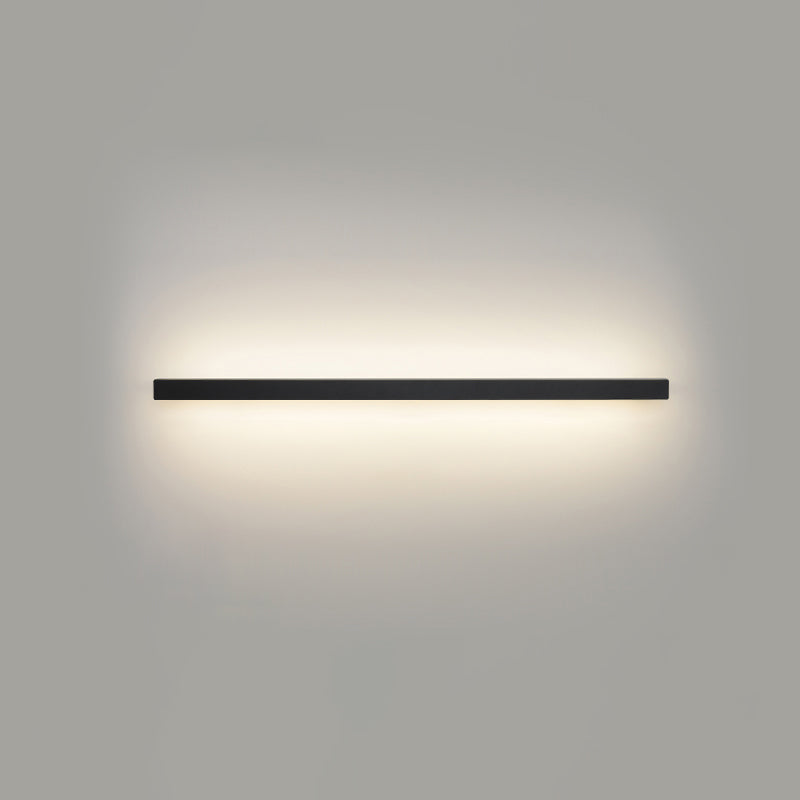 Lampada a monte a parete a parete moderna in stile moderno rettangolo lungo la linea di forma di forma murale per interno