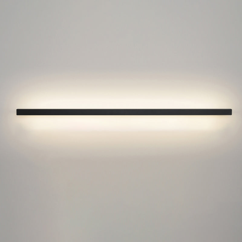 Lampada a monte a parete a parete moderna in stile moderno rettangolo lungo la linea di forma di forma murale per interno