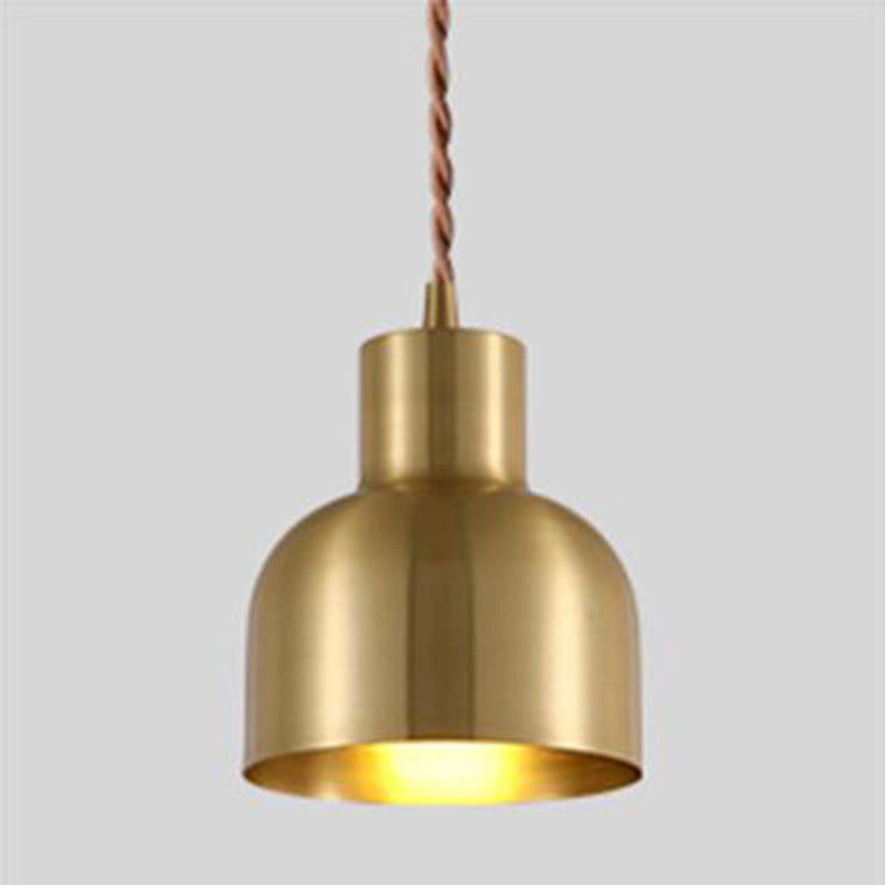 Golden Metal Hanging Light Postmodern Style Pendant Light Hanging Light for Living Room