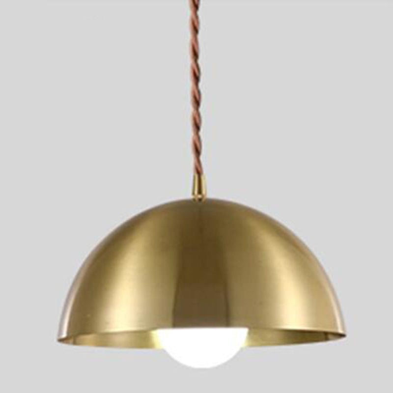 Golden Metal Hanging Light Postmodern Style Pendant Light Hanging Light for Living Room
