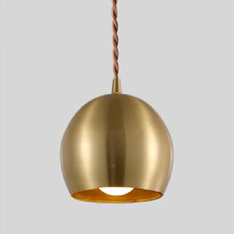 Golden Metal Hanging Light Postmodern Style Pendant Light Hanging Light for Living Room
