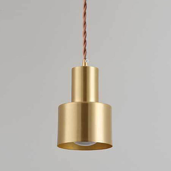 Golden Metal Hanging Light Postmodern Style Pendant Light Hanging Light for Living Room