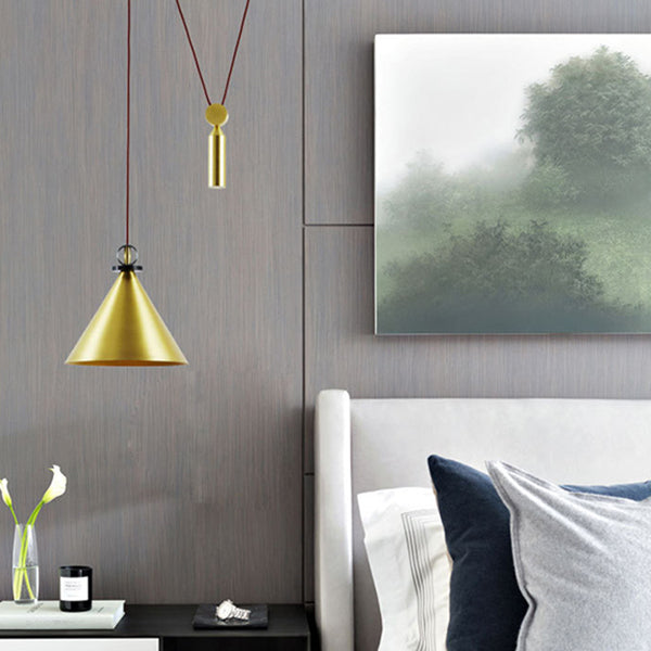 Metal Hanging Light Postmodern Style Pendant Light Cafe Shop Hanging Light