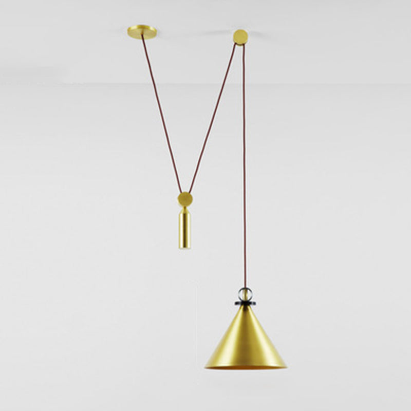 Metal Hanging Light Postmodern Style Pendant Light Cafe Shop Hanging Light