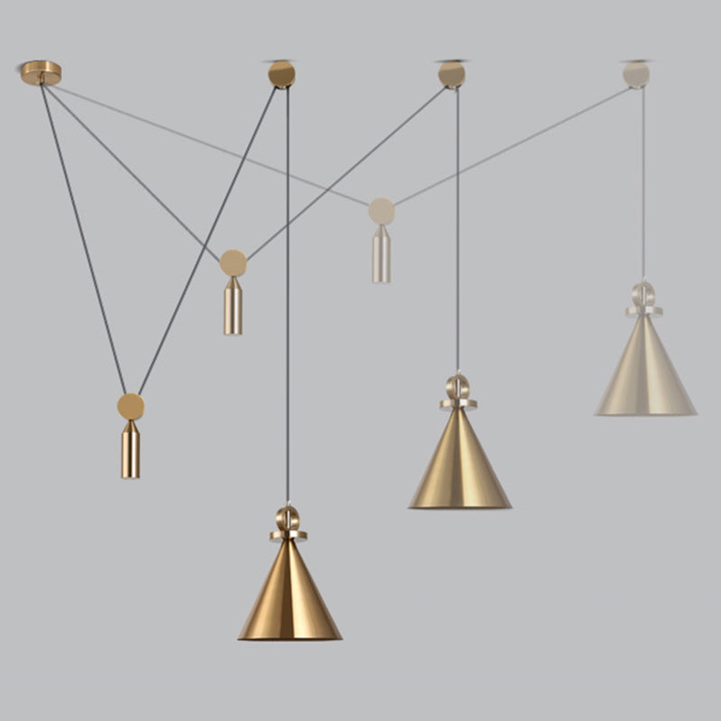 Metal Hanging Light Postmodern Style Pendant Light Cafe Shop Hanging Light