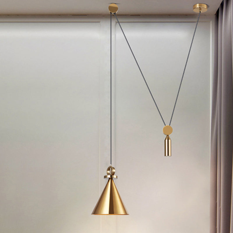 Metal Hanging Light Postmodern Style Pendant Light Cafe Shop Hanging Light