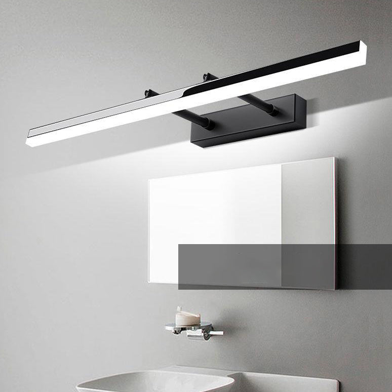 Luces de apliques de tocador de lámpara LED moderna con brazo ajustable para el baño