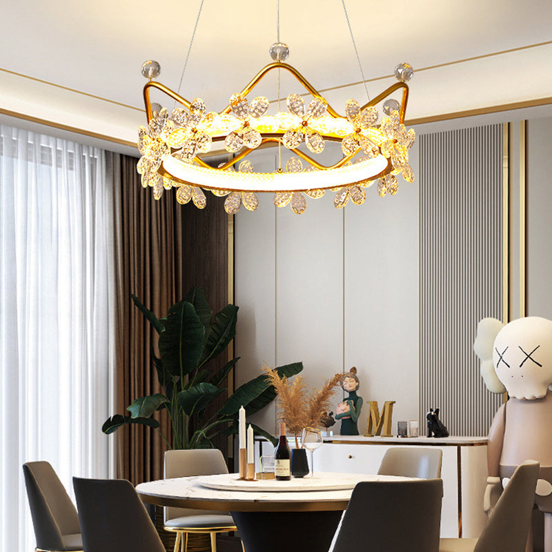 Ultra-moderne Kronleuchter-Leuchte-Kristall-Hang-Lampe mit hängenden Kabel für Schlafzimmer