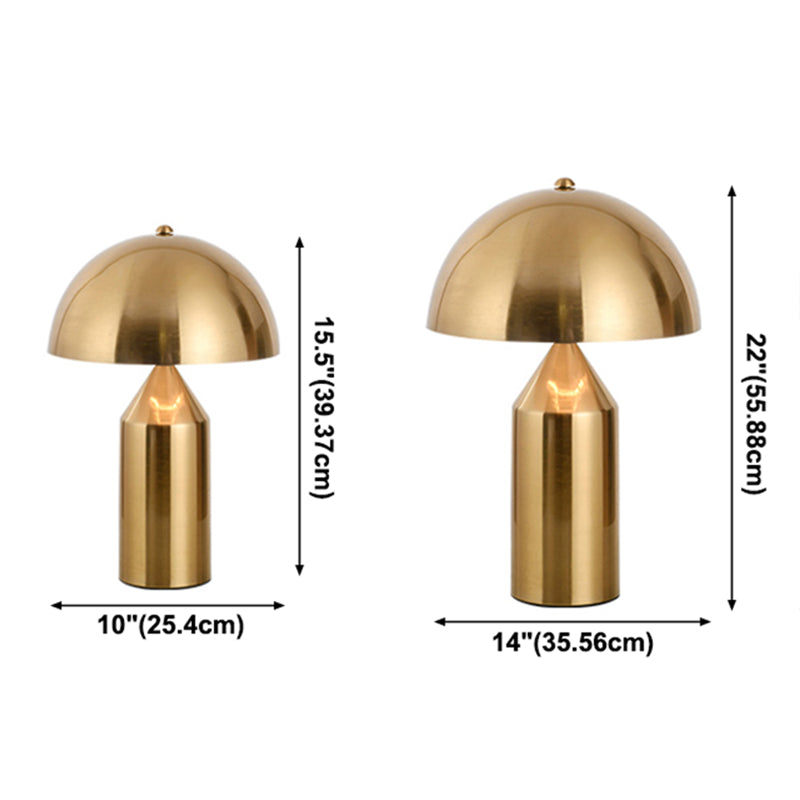 Nächte und Lampe für das Schlafzimmer mit Metallpilz-Look-Tisch-Leuchtfestigkeit und Lampe