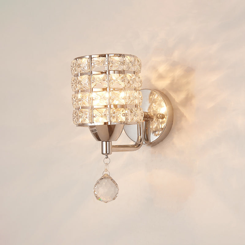 Lumo postmoderno a parete Postmoderna in cristallo in metallo per soggiorno camera da letto
