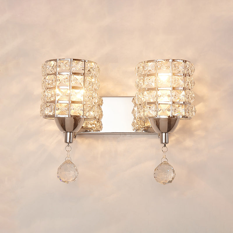 Lumo postmoderno a parete Postmoderna in cristallo in metallo per soggiorno camera da letto