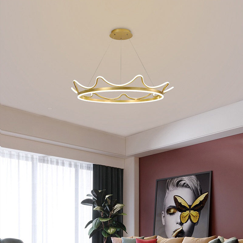 Ultra-moderne Kronleuchterleuchte Acrylhängelampe mit hängenden Kabel für Schlafzimmer