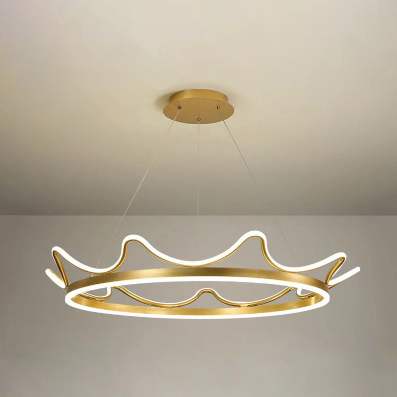 Ultra-moderne Kronleuchterleuchte Acrylhängelampe mit hängenden Kabel für Schlafzimmer