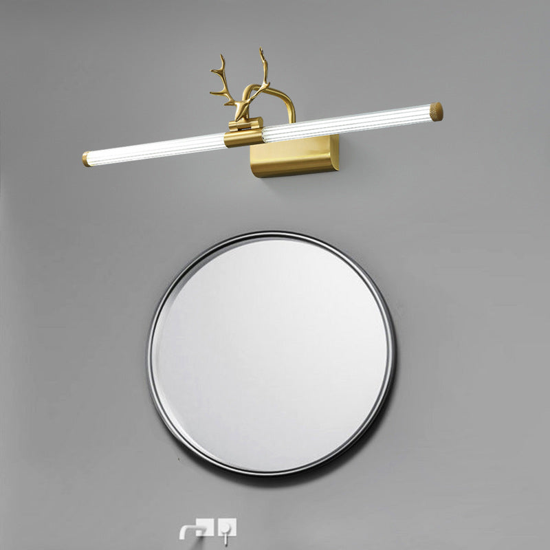Stylish Postmodern deer horn Lighting with Metal and Acrylic for Bathroom Washing Room