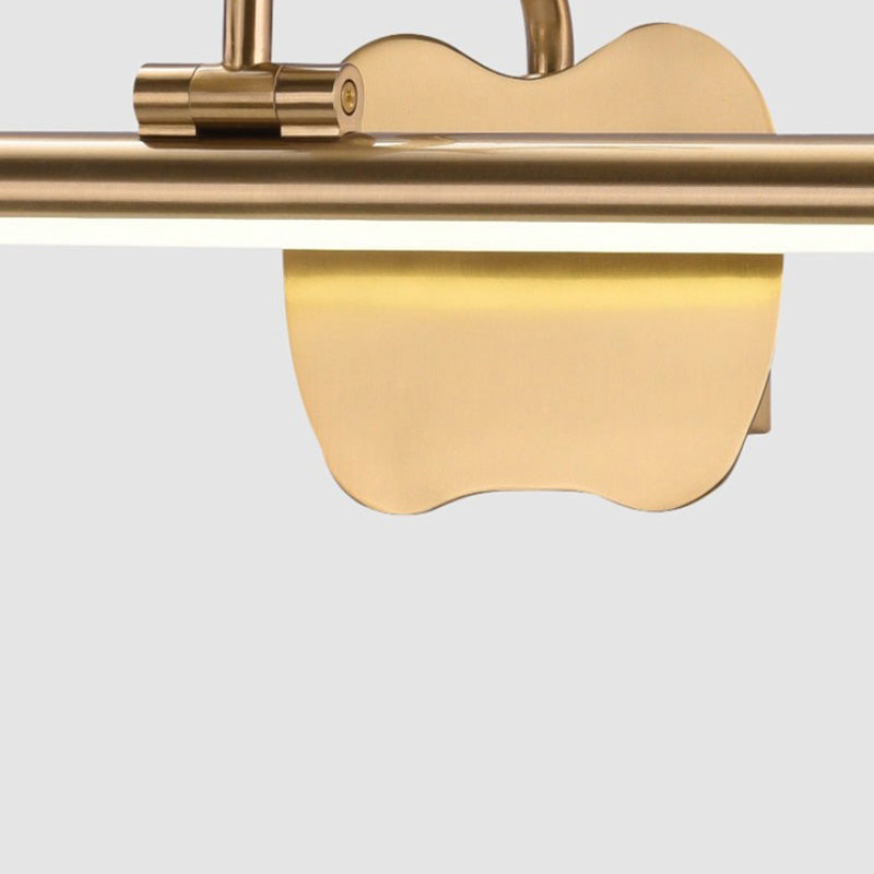 Elegante illuminazione di corna postmoderne con metallo e acrilico per lavaggio per il bagno