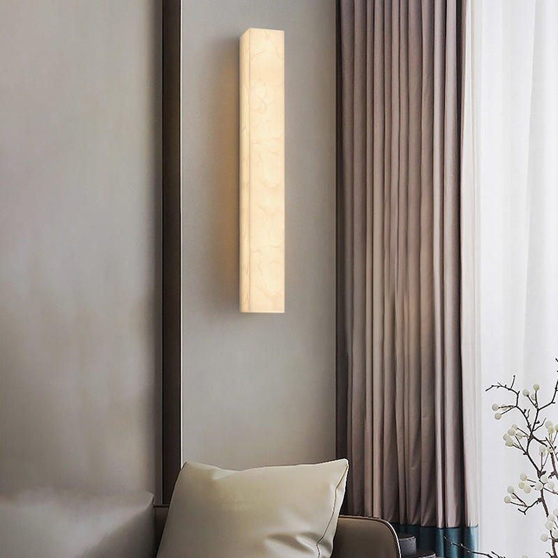 Rectangle Wall Mounted Light Fixture Contemporary Simplicity Stone Wall Lights for Corridor