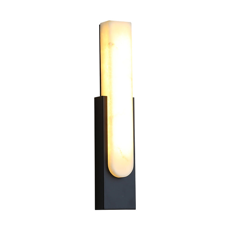 Rectangle Wall Mounted Light Fixture Contemporary Simplicity Stone Wall Lights for Corridor