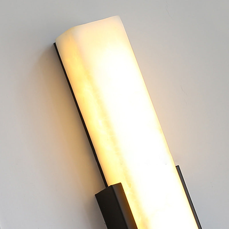 Rectangle Wall Mounted Light Fixture Contemporary Simplicity Stone Wall Lights for Corridor