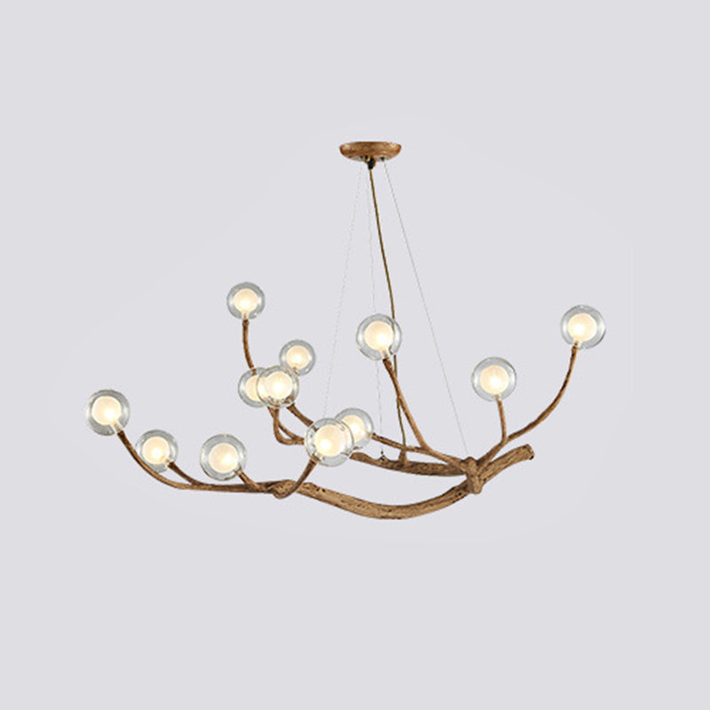 Branch Chandelier Light Fixture Modern Designer Glass Pendant Lighting for Restaurant