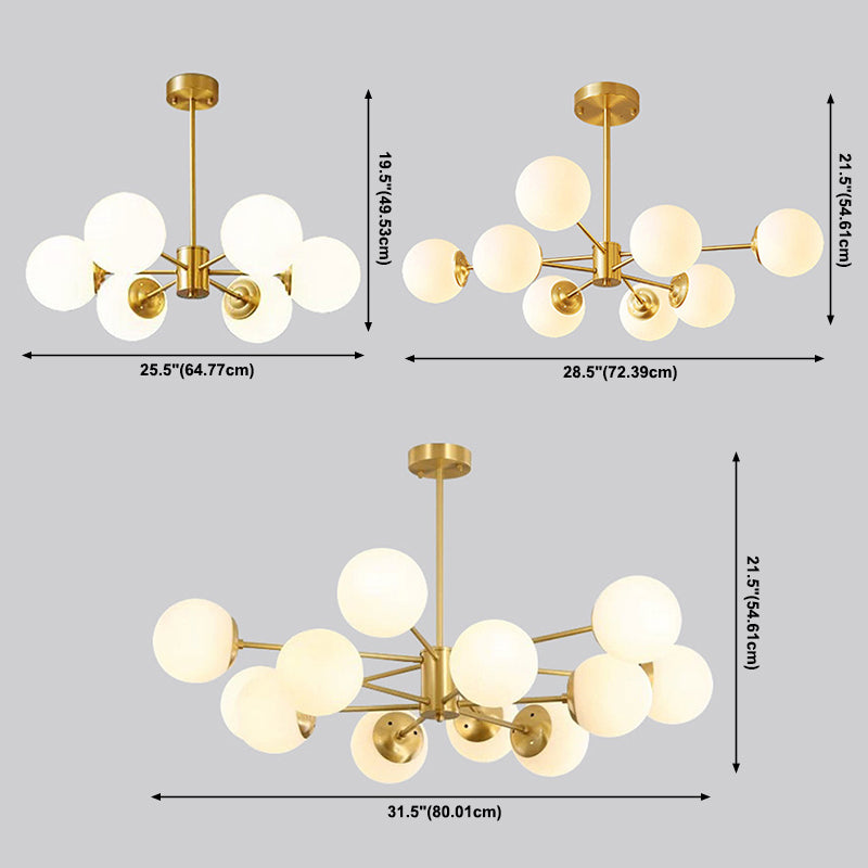 Lampada lampadina a globo Illuminazione a sospensione moderna in vetro bianco per il ristorante
