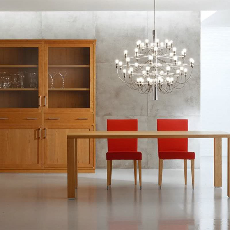 Postmoderne Neuheit Kerze Kronleuchter Metallic Lobby Wohnzimmer Federung Licht