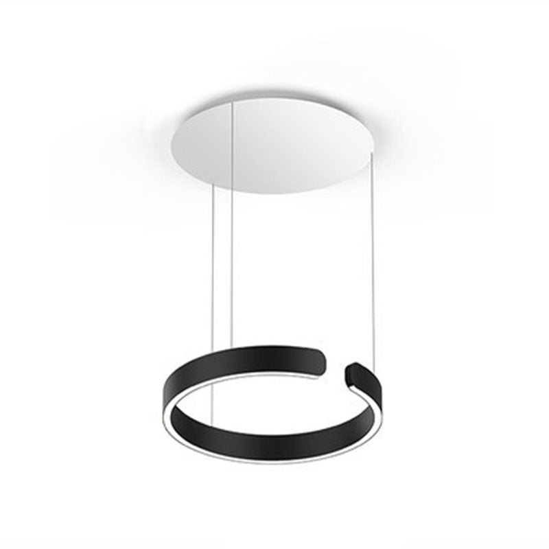 Ring Kronleuchter Leuchte moderne Einfachheit Acrylpendelleuchte für das Restaurant