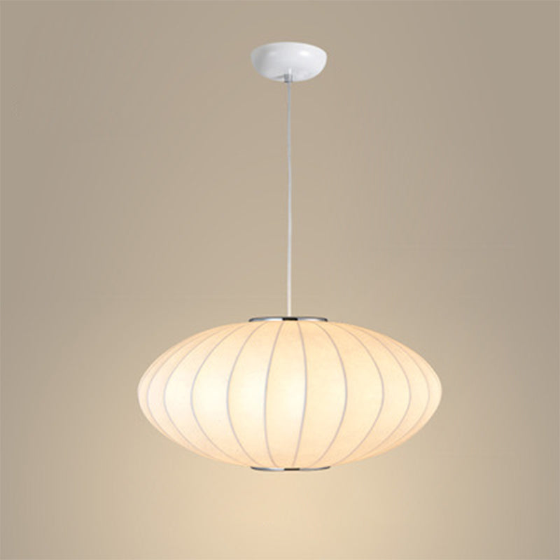 1 Light Pendant Light Fixture Modern Simple Silk Hanging Pendant Lights for Restaurant