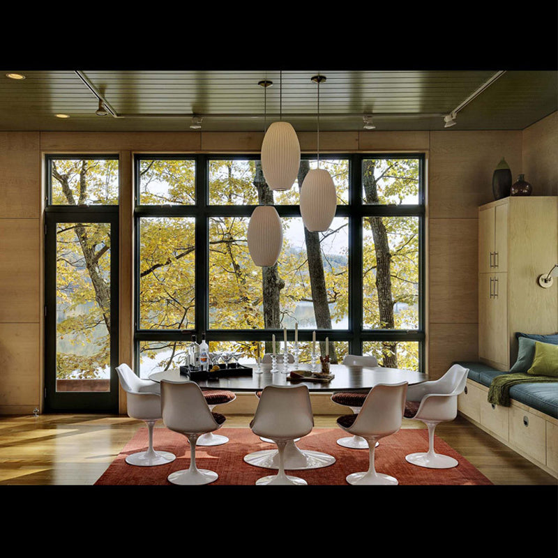 1 Light Pendant Light Fixture Modern Simple Silk Hanging Pendant Lights for Restaurant