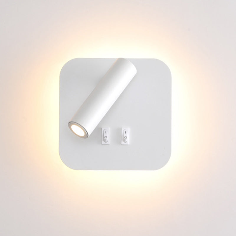 Noordse moderne stijl roteerbare wandbevestiging lamp armatuur led huis slaapkamer muur sconce