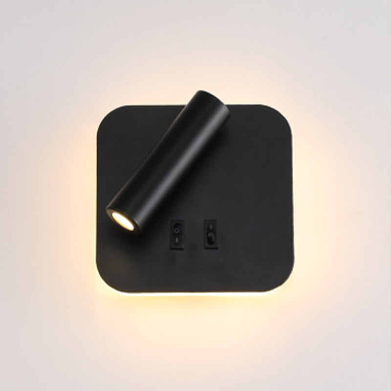 Noordse moderne stijl roteerbare wandbevestiging lamp armatuur led huis slaapkamer muur sconce