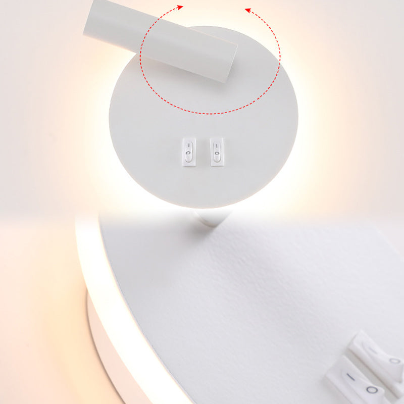 Noordse moderne stijl roteerbare wandbevestiging lamp armatuur led huis slaapkamer muur sconce