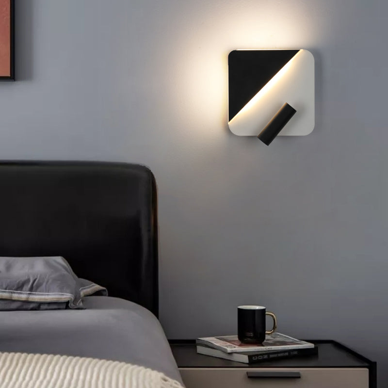 Lampada a parete a muro di geometria a parete di geometria rotabile per soggiorno per soggiorno