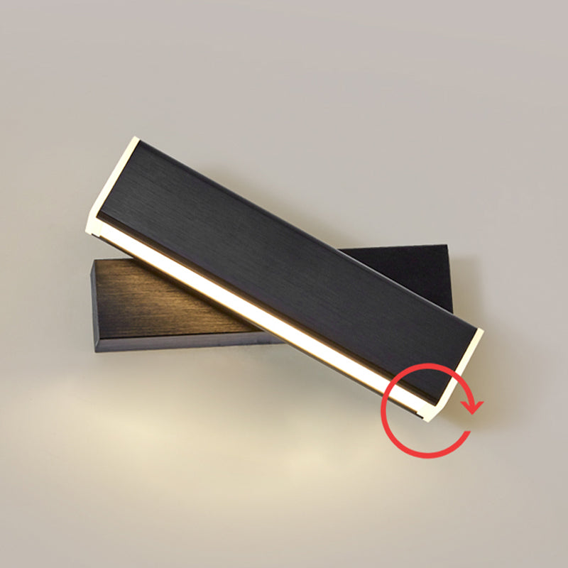 Luz de pared de pared giratoria interior nórdica lámpara de montaje de pared LED de estilo simple
