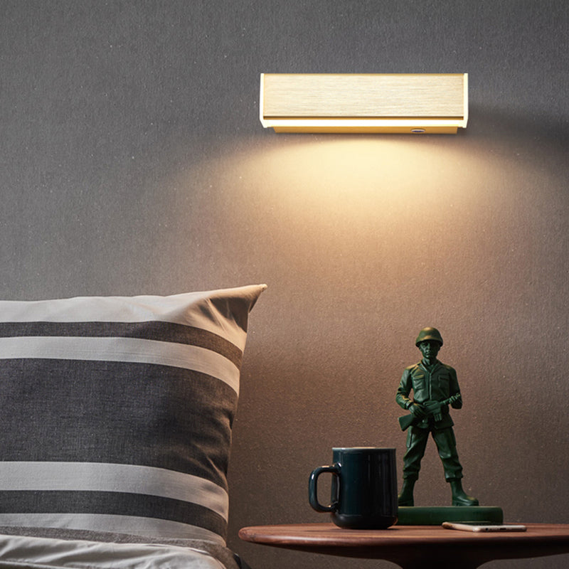 Luz de pared de pared giratoria interior nórdica lámpara de montaje de pared LED de estilo simple