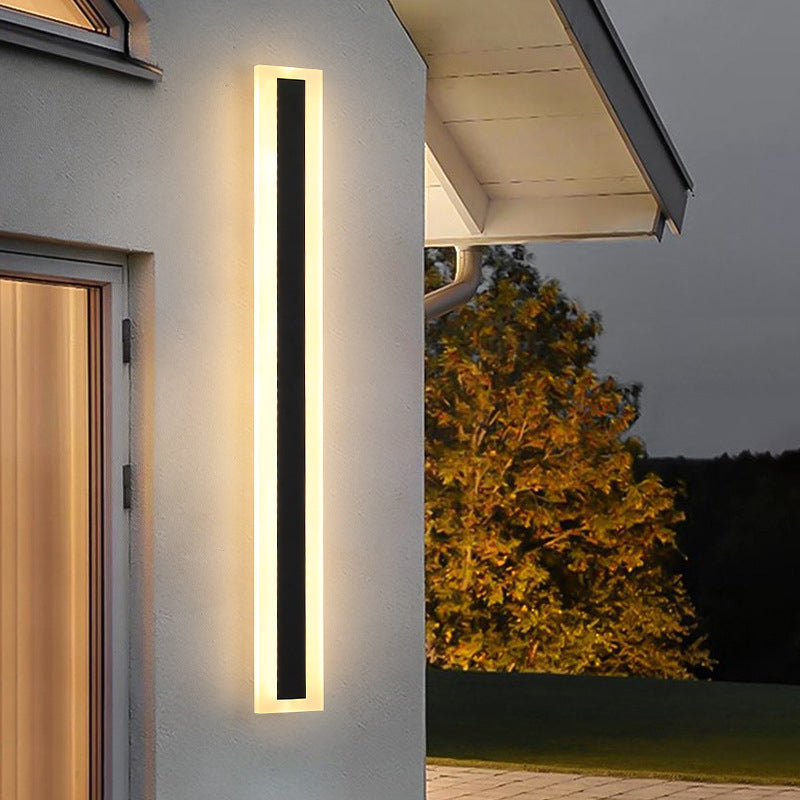 Linea a forma di linea a led lampada con applione murale moderna a striscia lunga a parete lampada per interno