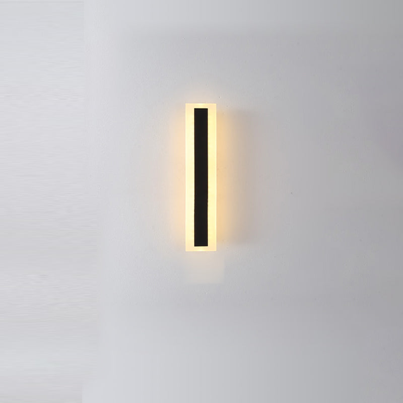 Linea a forma di linea a led lampada con applione murale moderna a striscia lunga a parete lampada per interno