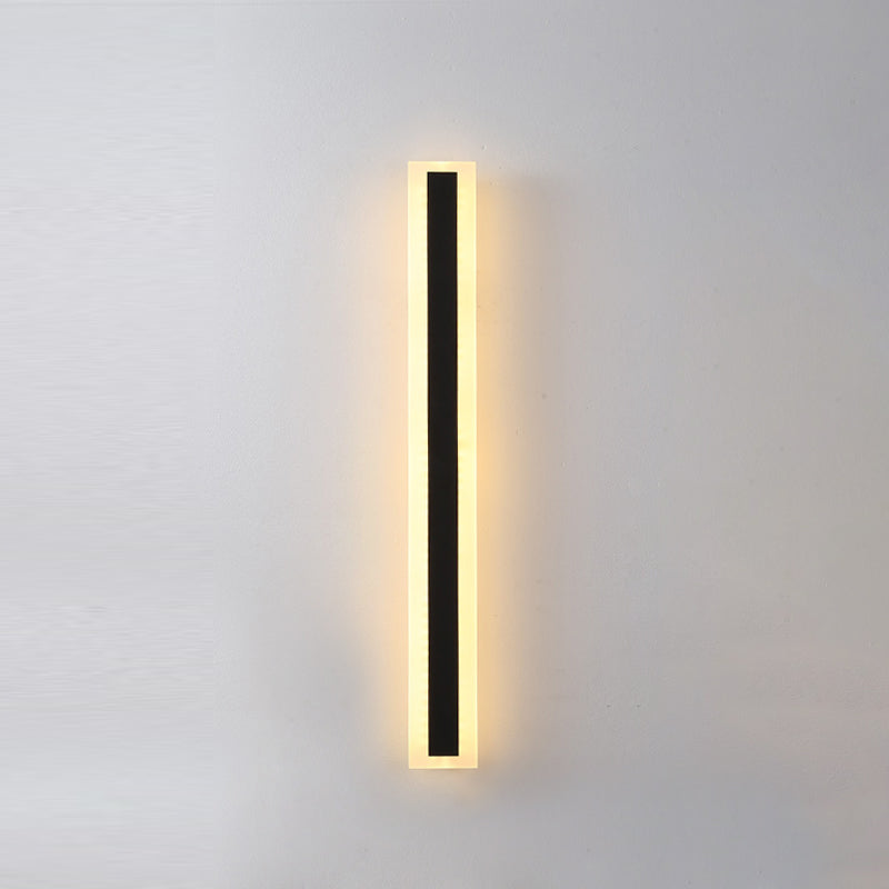 Linea a forma di linea a led lampada con applione murale moderna a striscia lunga a parete lampada per interno