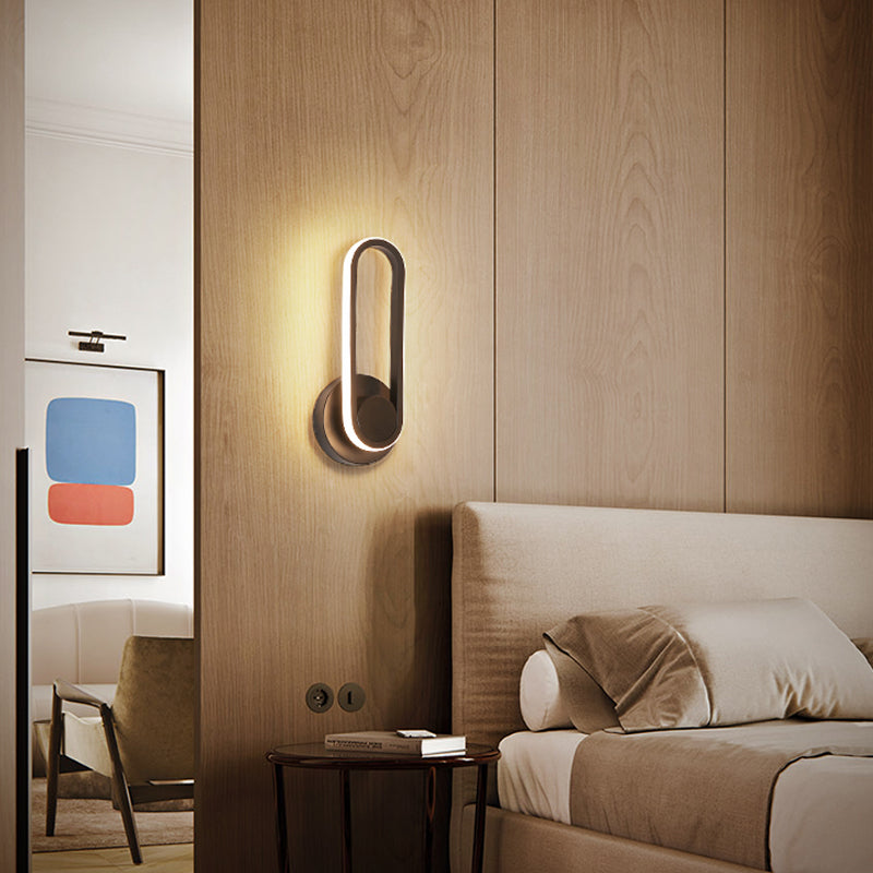 Lampada da parete a parete a parete a led rotabile Light Nordic Slease Wall Mount Lamp per soggiorno