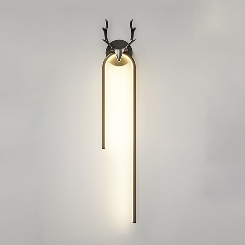 Lineaire SCONCE -verlichtingsarmaturen Moderne wandlamp metaal 1 Lichtwand SCONCE Verlichting