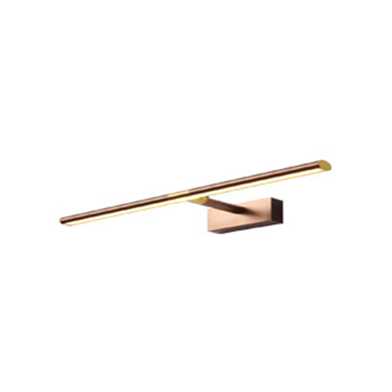 Linear Aluminium Vanity Wall Light Fixtures Modern Style 1-Light Wall Light Sconce