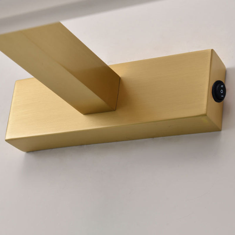 Contemporary Minimalism Style LED Copper Inductive Vanity Wall Lighting Light for Bathroom